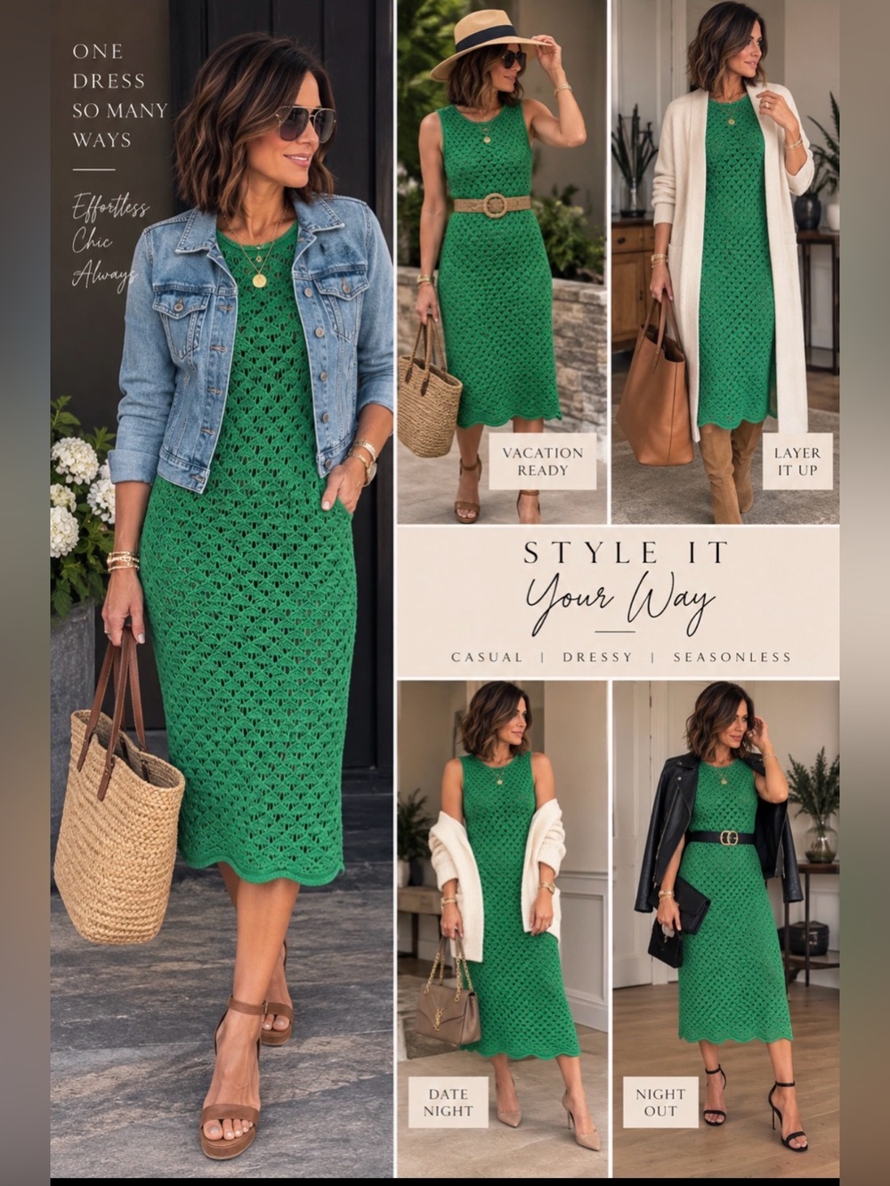 Sanctuary Green Sleeveless Knit Shift Dress